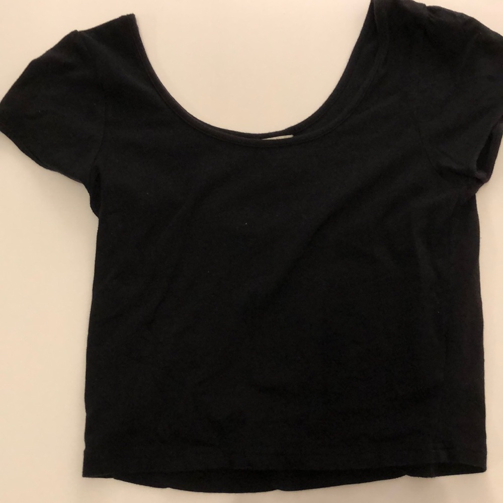 Black Crop Top